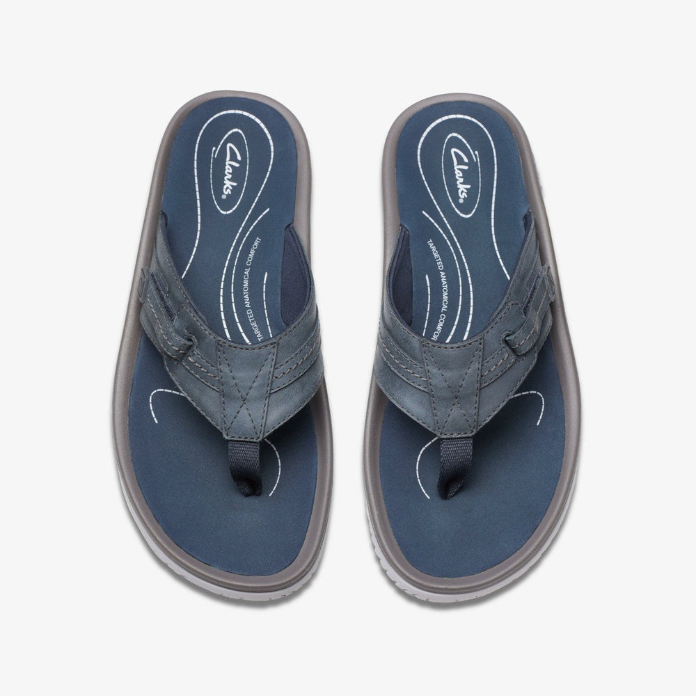 Wesley Sun Navy Leather