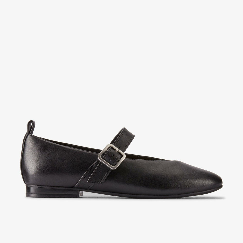 Fawna Bar Black Leather