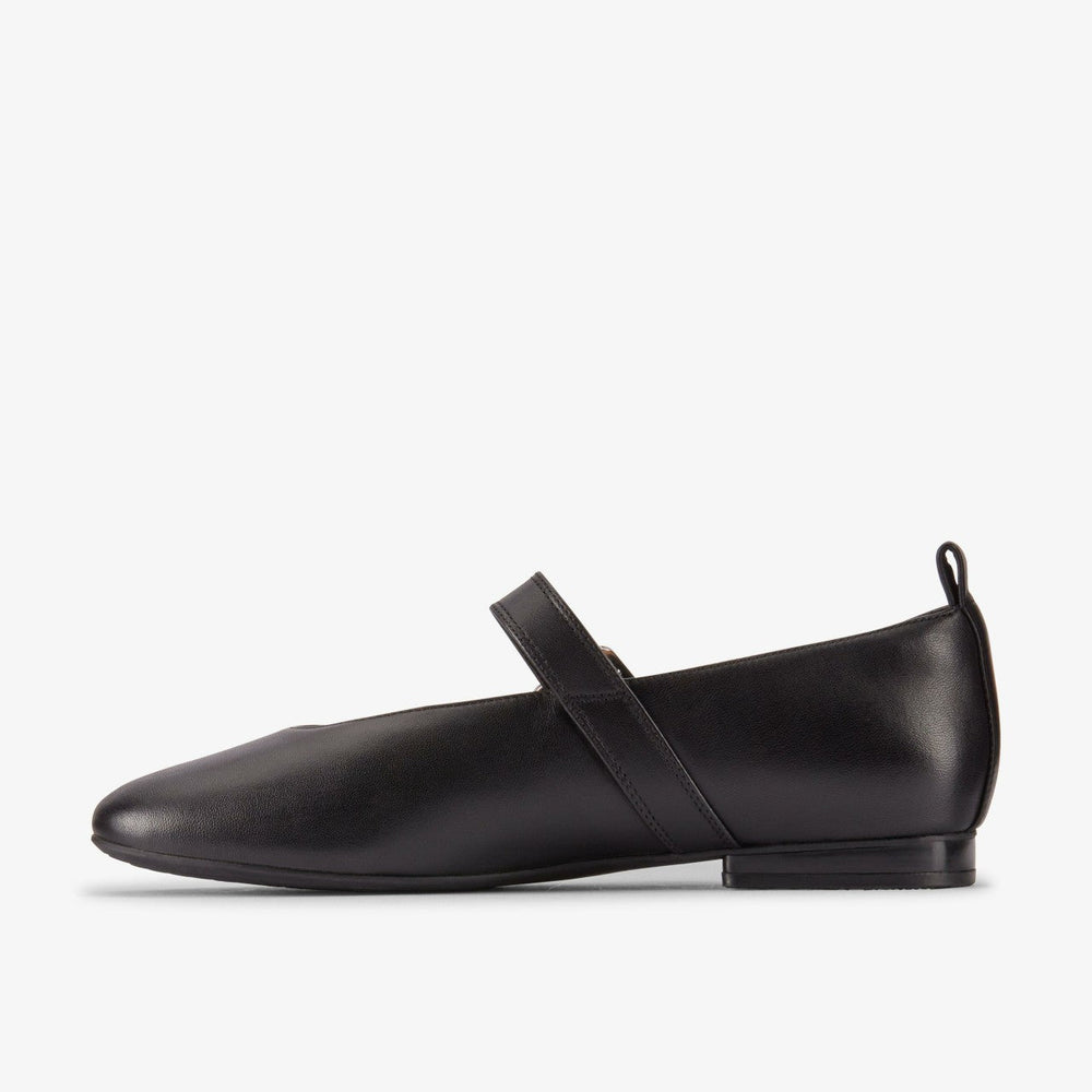Fawna Bar Black Leather