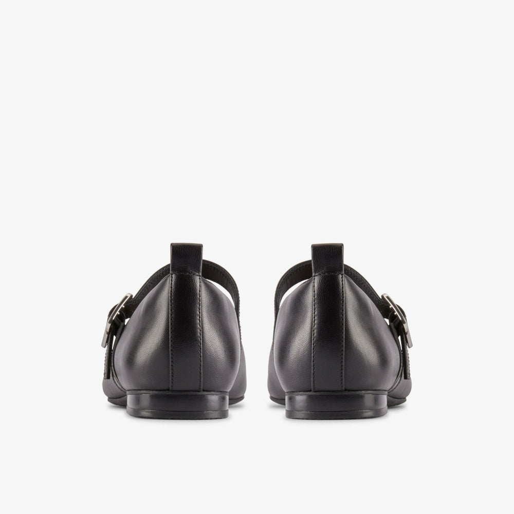 Fawna Bar Black Leather