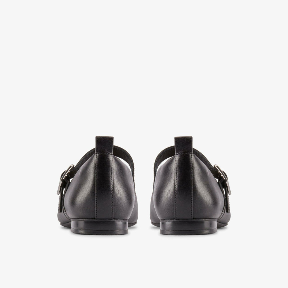 Fawna Bar Black Leather