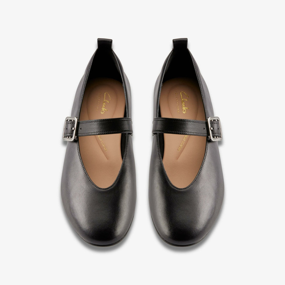 Fawna Bar Black Leather