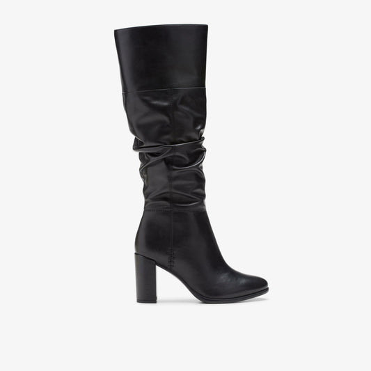 Freva 85 Slouch Black Leather