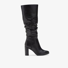 Freva 85 Slouch Black Leather