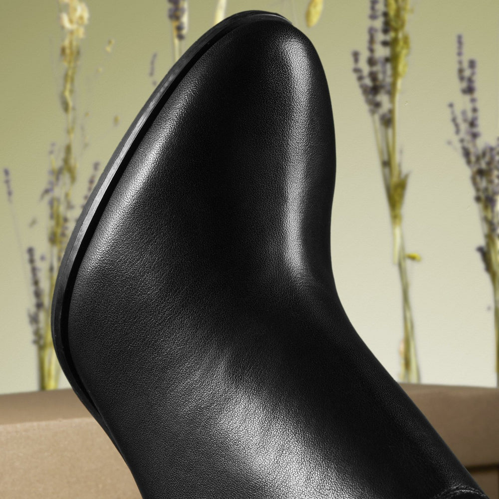 Freva 85 Slouch Black Leather