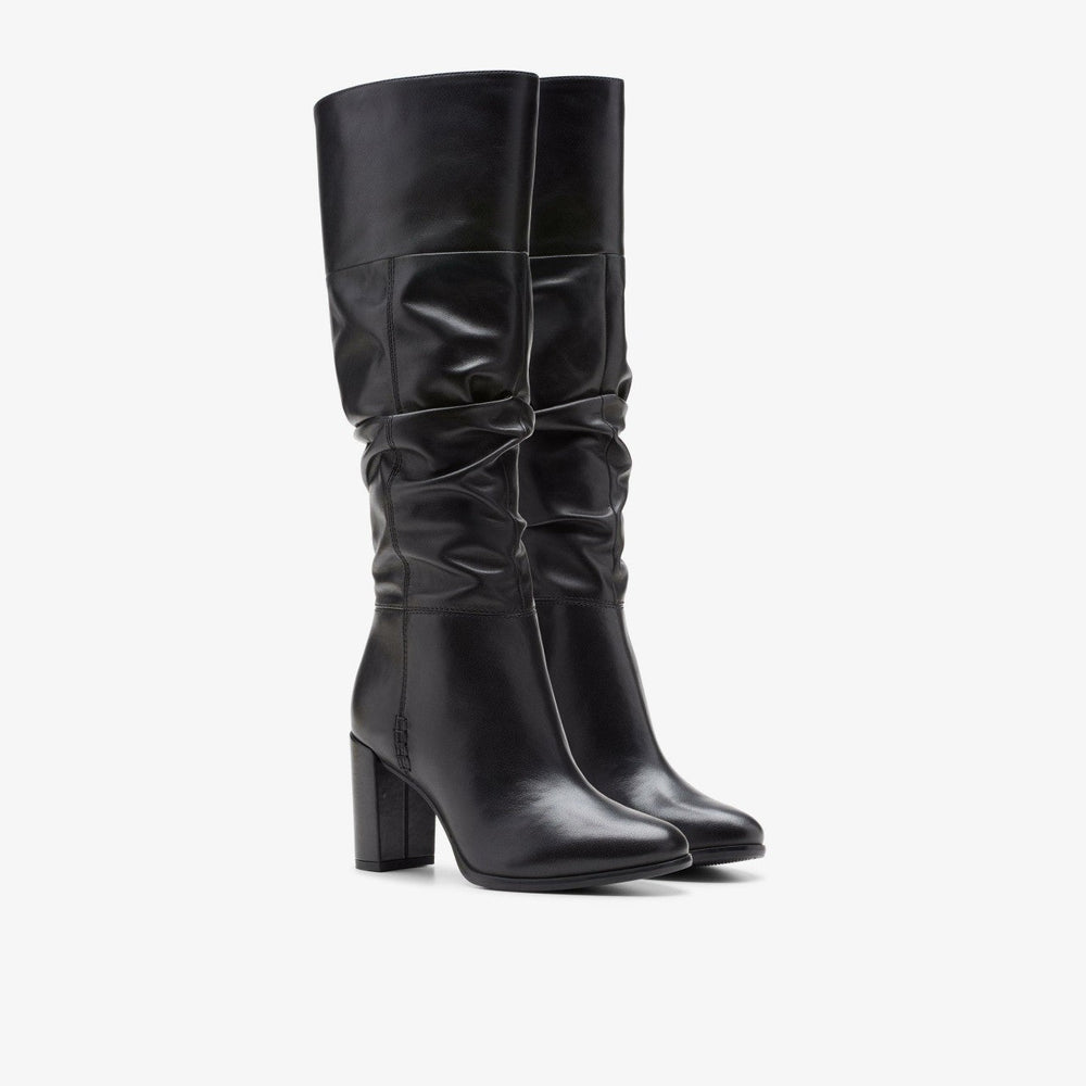 Freva 85 Slouch Black Leather