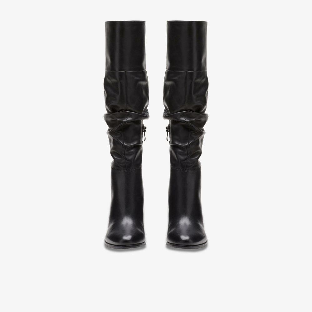 Freva 85 Slouch Black Leather