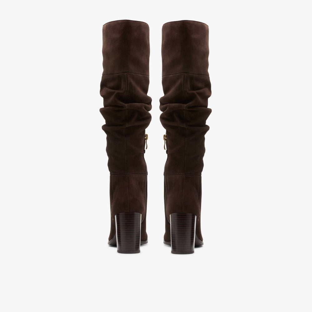 Freva 85 Slouch Dark Brown Suede