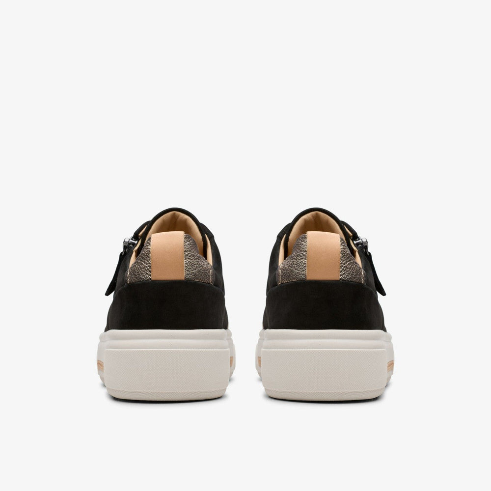 Hollyhock Zip Black Nubuck