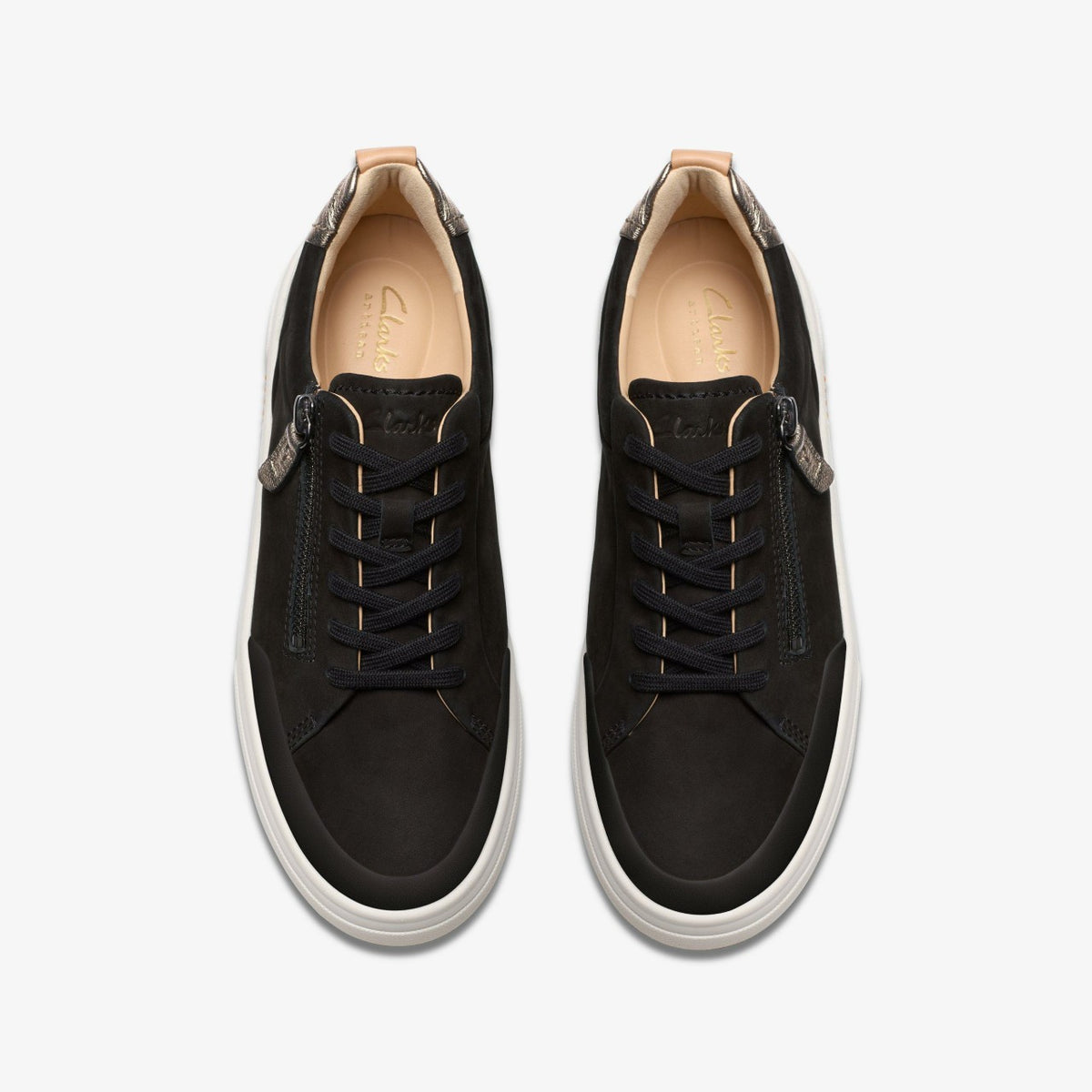 Hollyhock Zip Black Nubuck