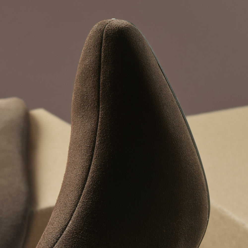 Edina Tall Dark Brown Suede