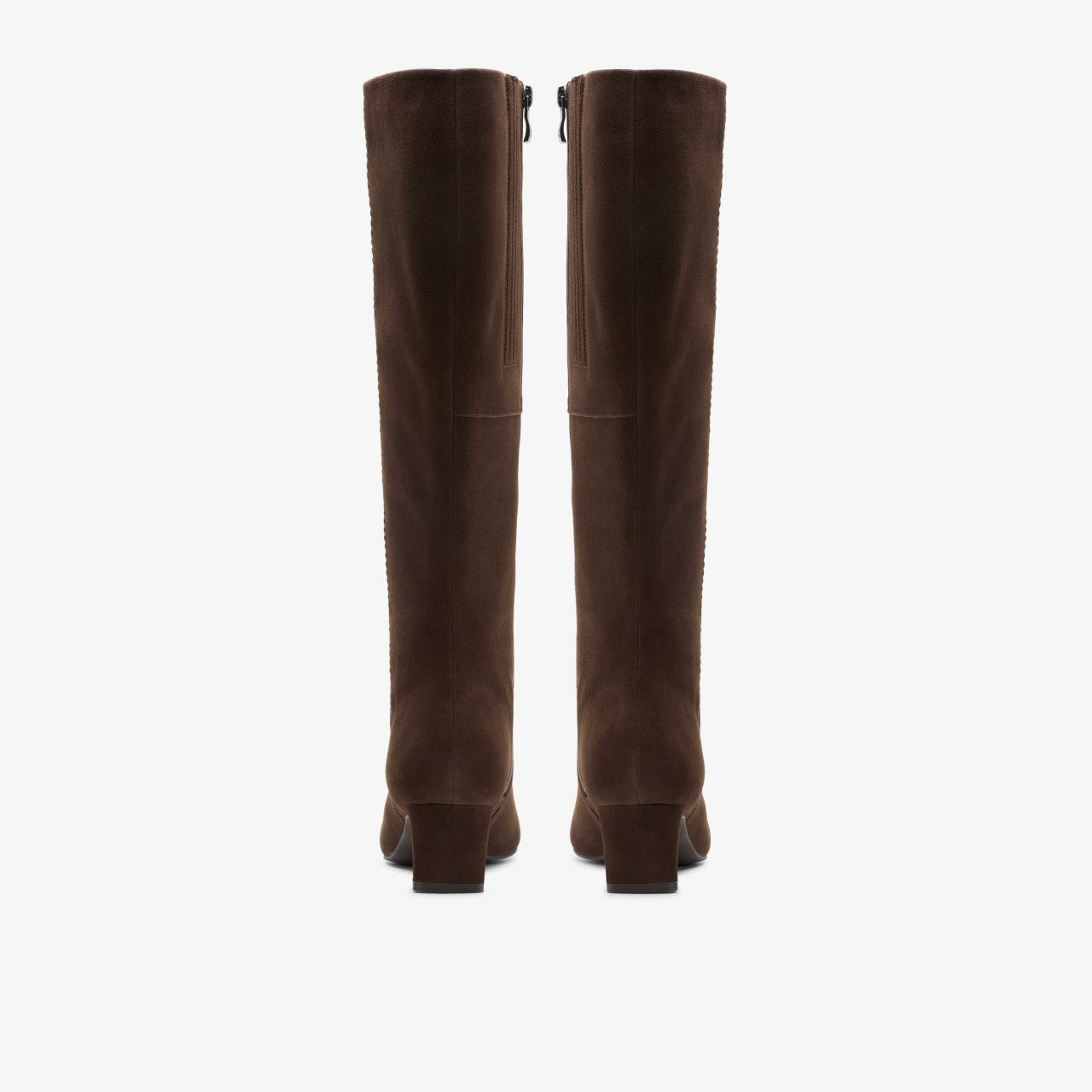 Edina Tall Dark Brown Suede