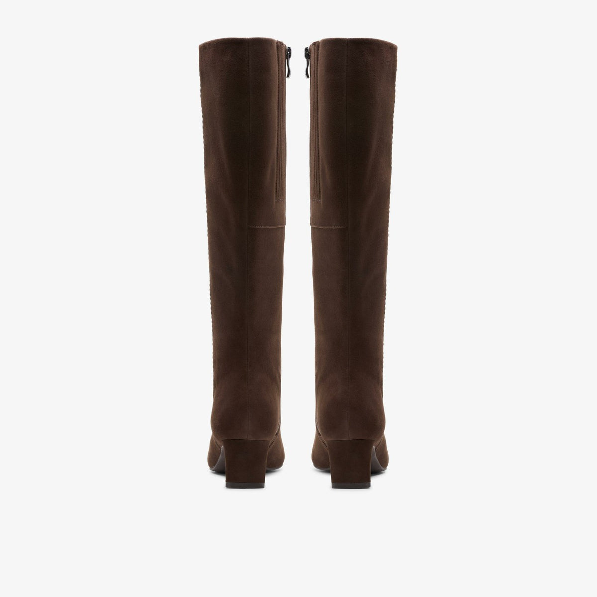 Edina Tall Dark Brown Suede
