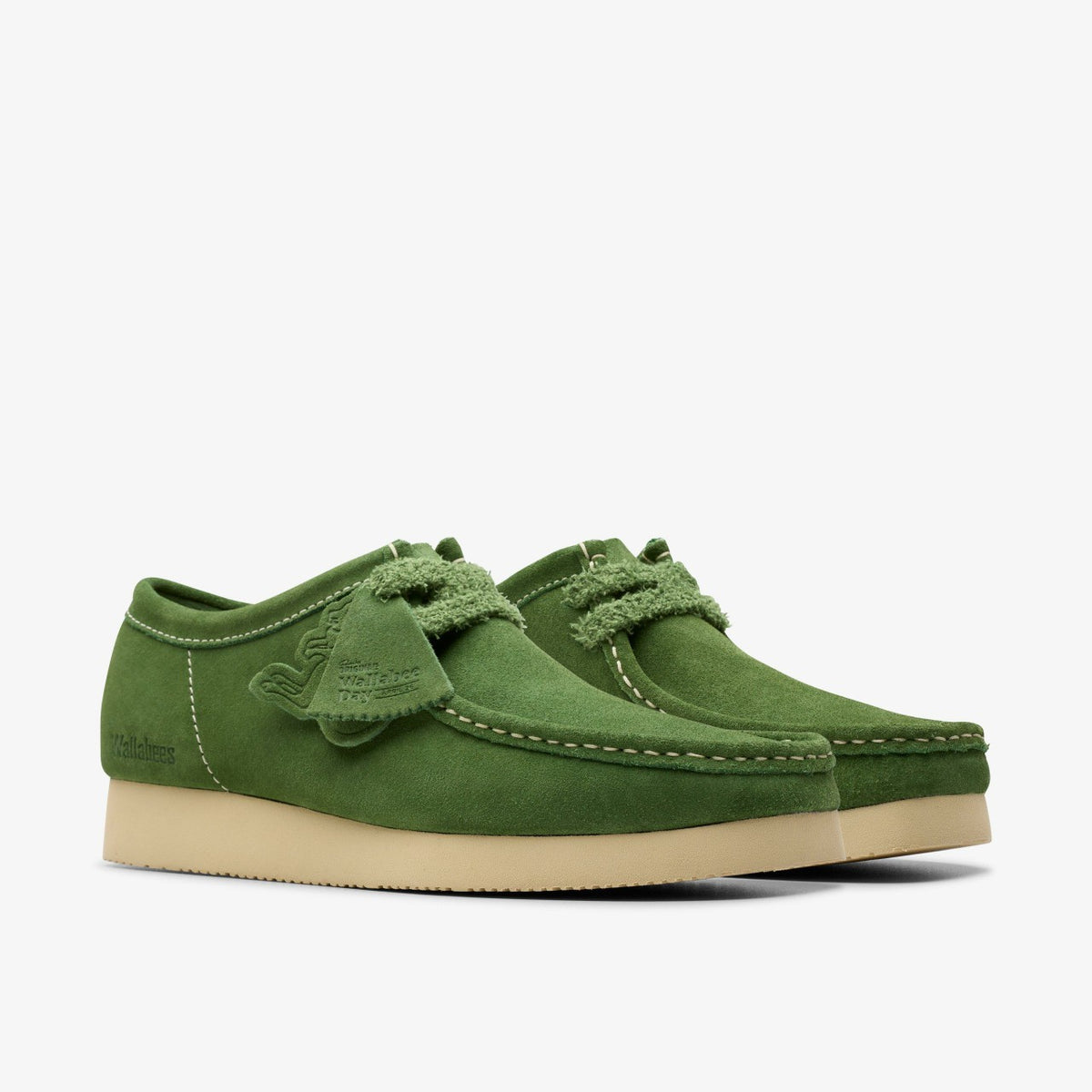 Wallabee 2604 Green Suede