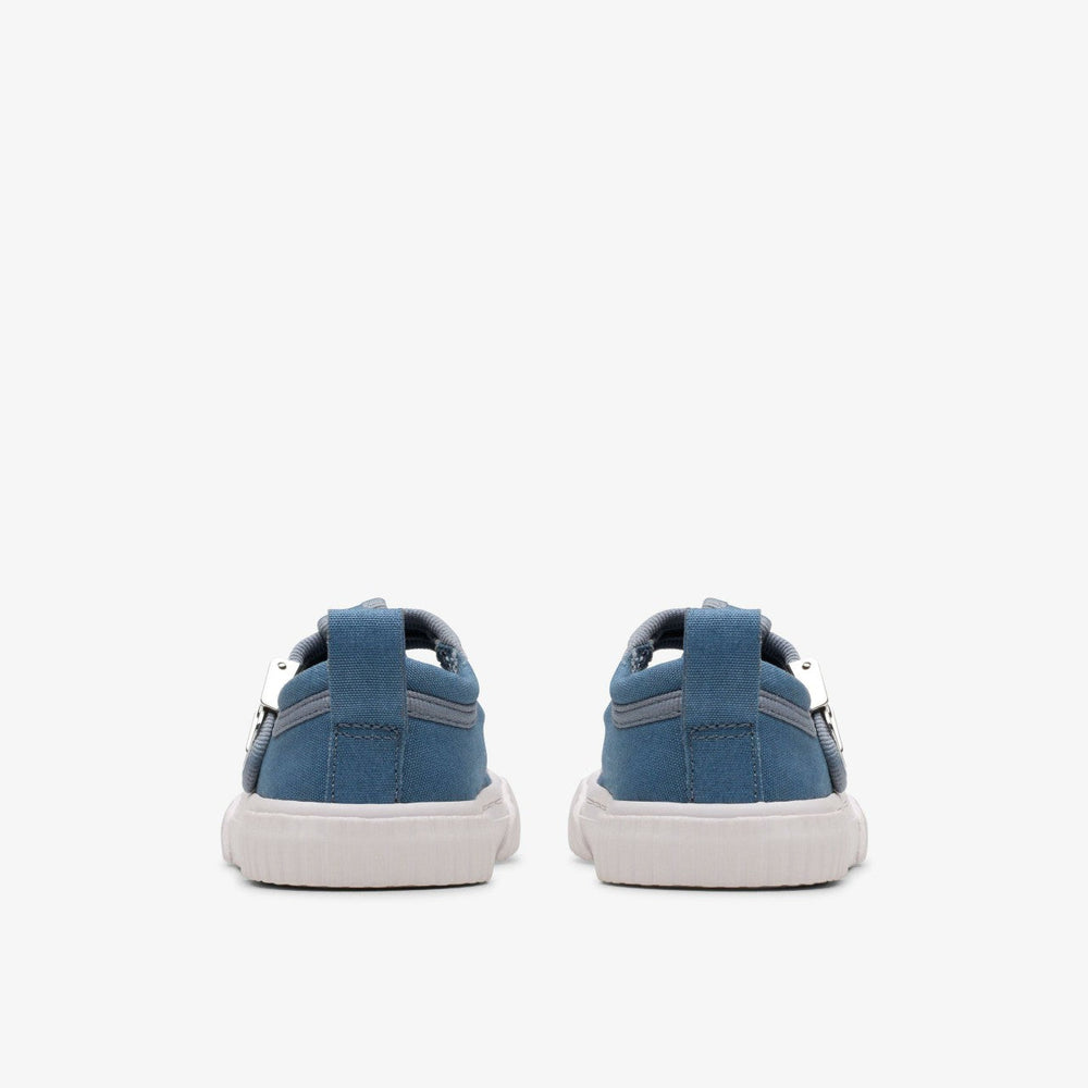 Foxing Berry Toddler Blue Canvas