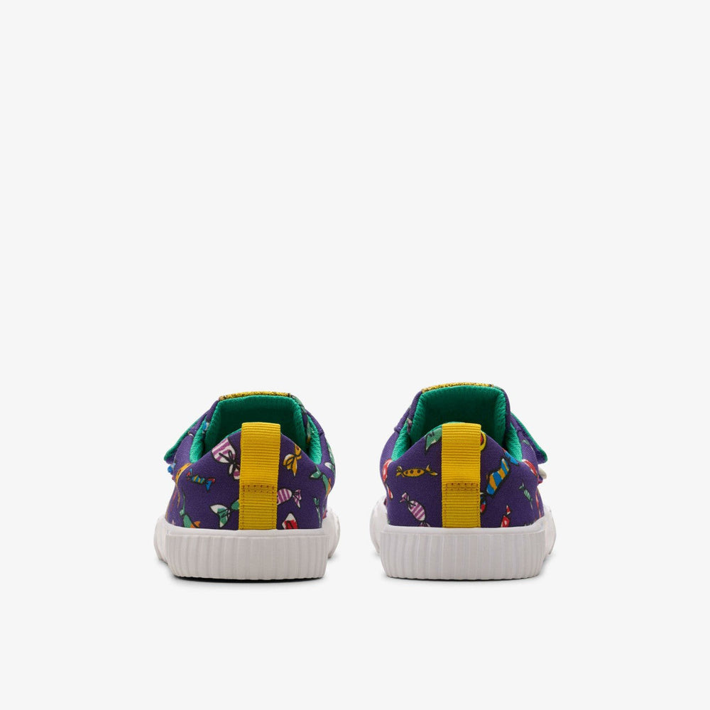 Roald Dahl Charlie & the Chocolate Factory Foxing Mix Kid Purple Canvas