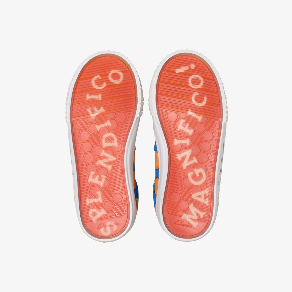 Roald Dahl James & the Giant Peach Foxing Air Kid Blue Canvas