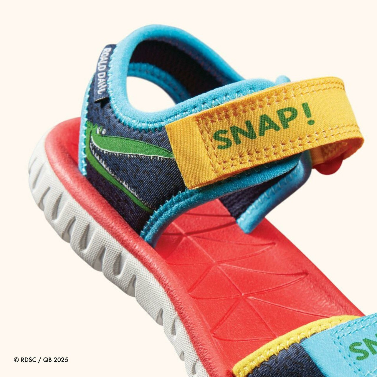 Roald Dahl The Enormous Crocodile Surfing Ace Kid Navy Print