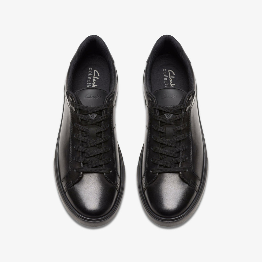 Romsey Lace Black Leather