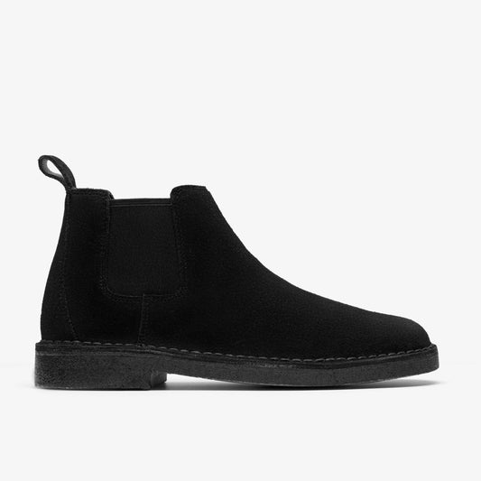 Desert Chelsea Black Suede