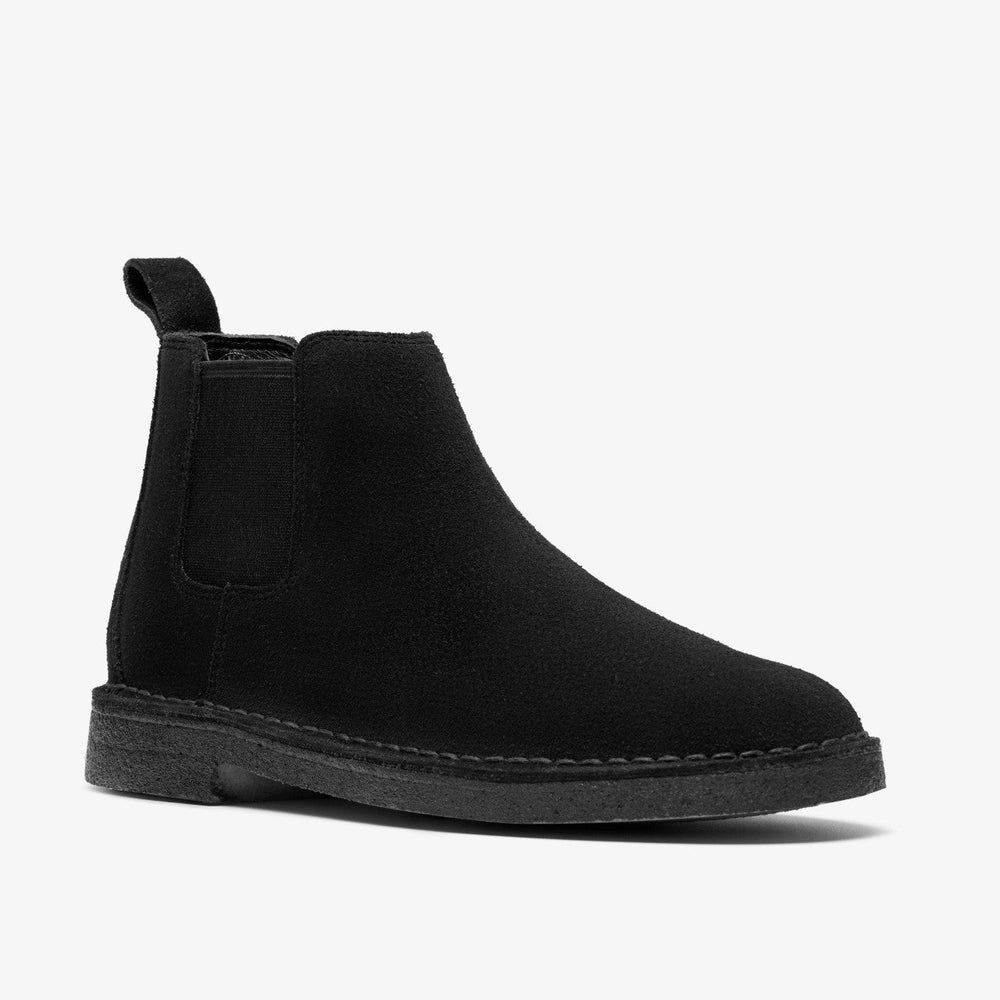 Desert Chelsea Black Suede