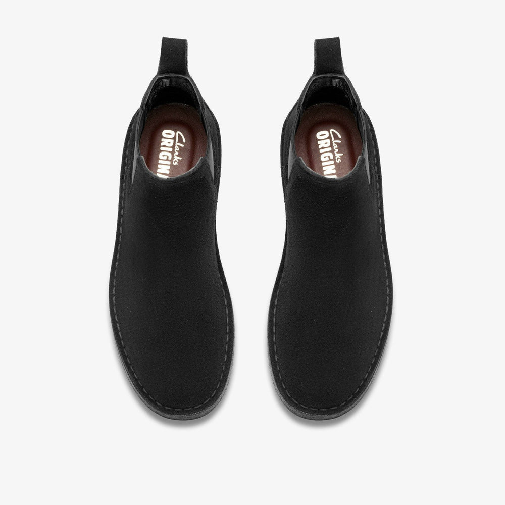 Desert Chelsea Black Suede