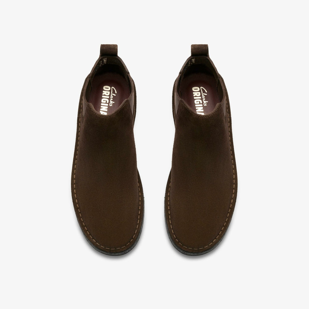 Desert Chelsea Dark Brown Suede