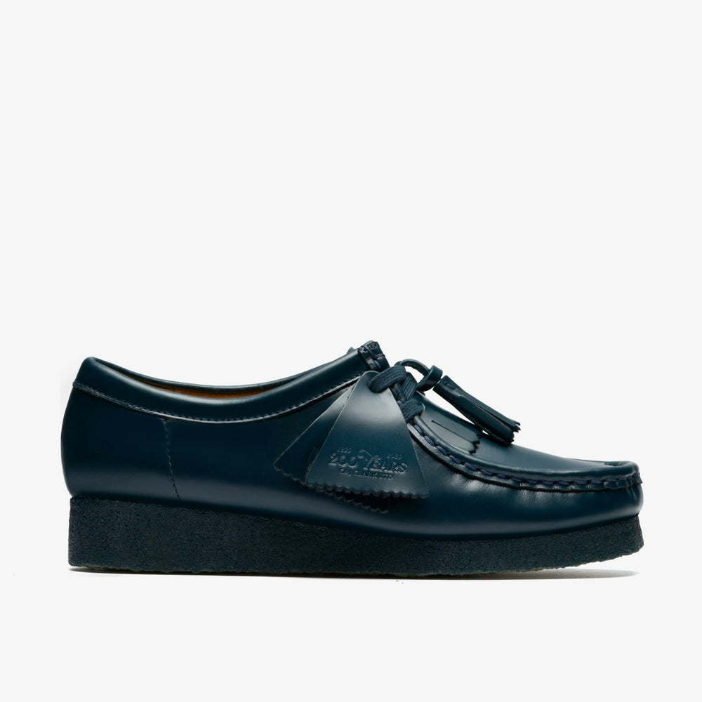 Wallabee Dark Teal Leather