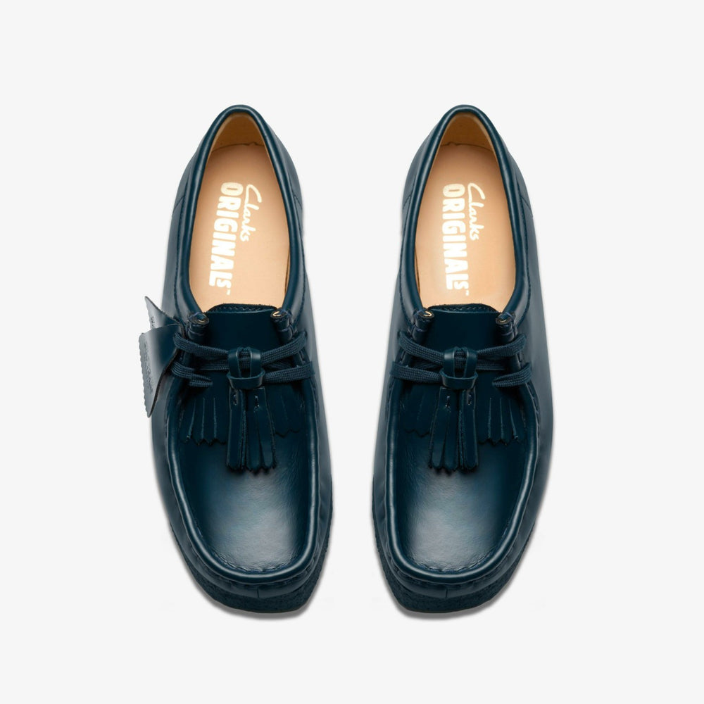 Wallabee Dark Teal Leather