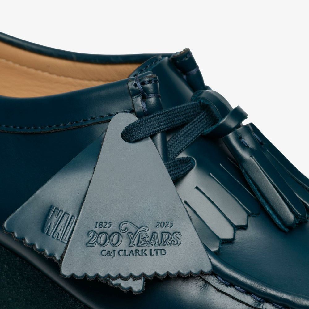 Wallabee Dark Teal Leather