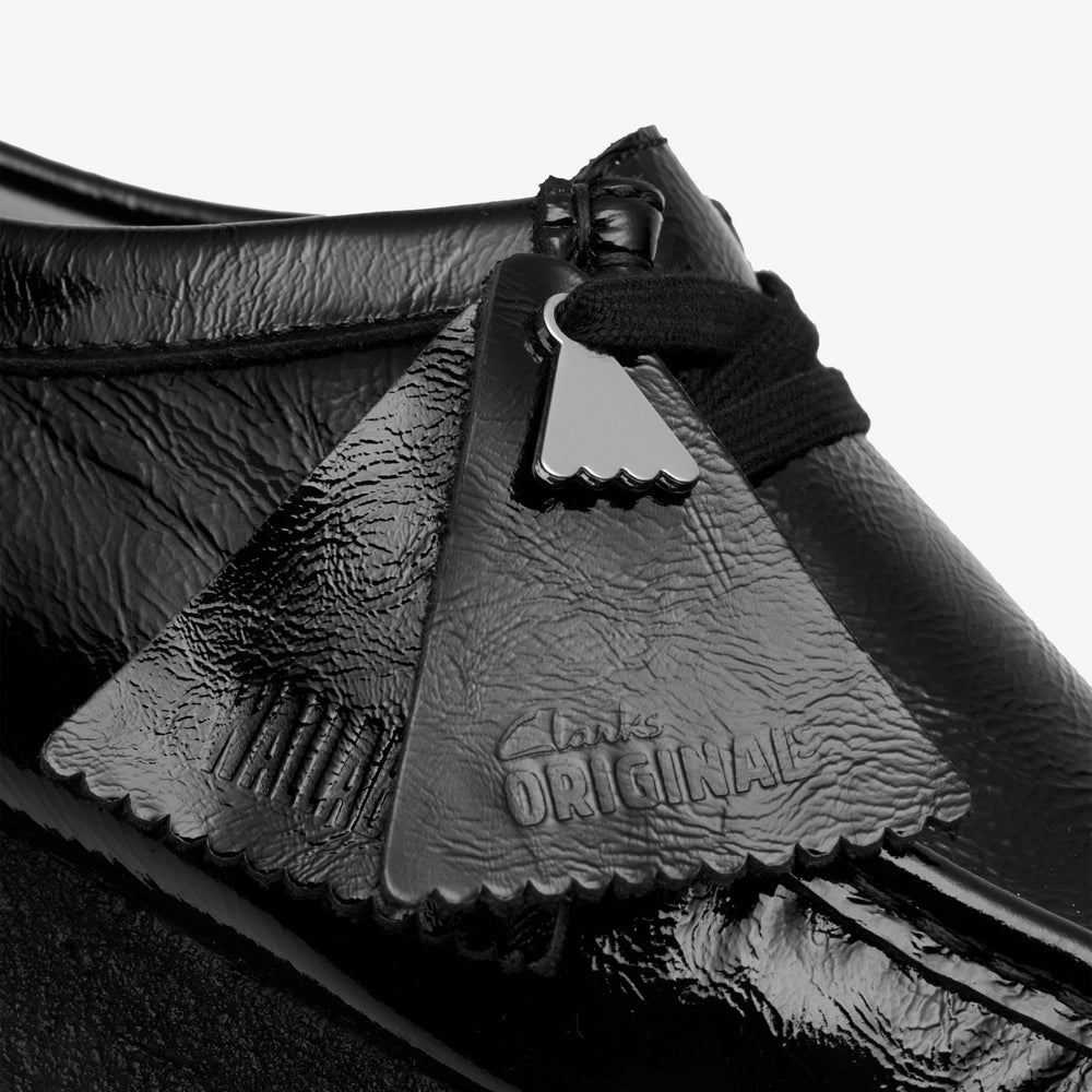 Wallabee Black Patent