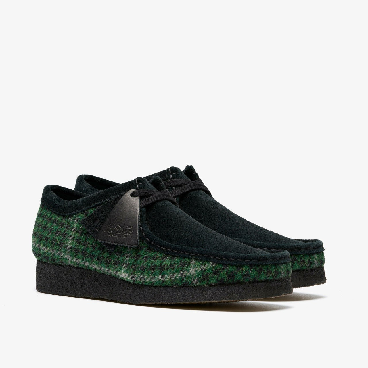 Wallabee Green Tweed Combination