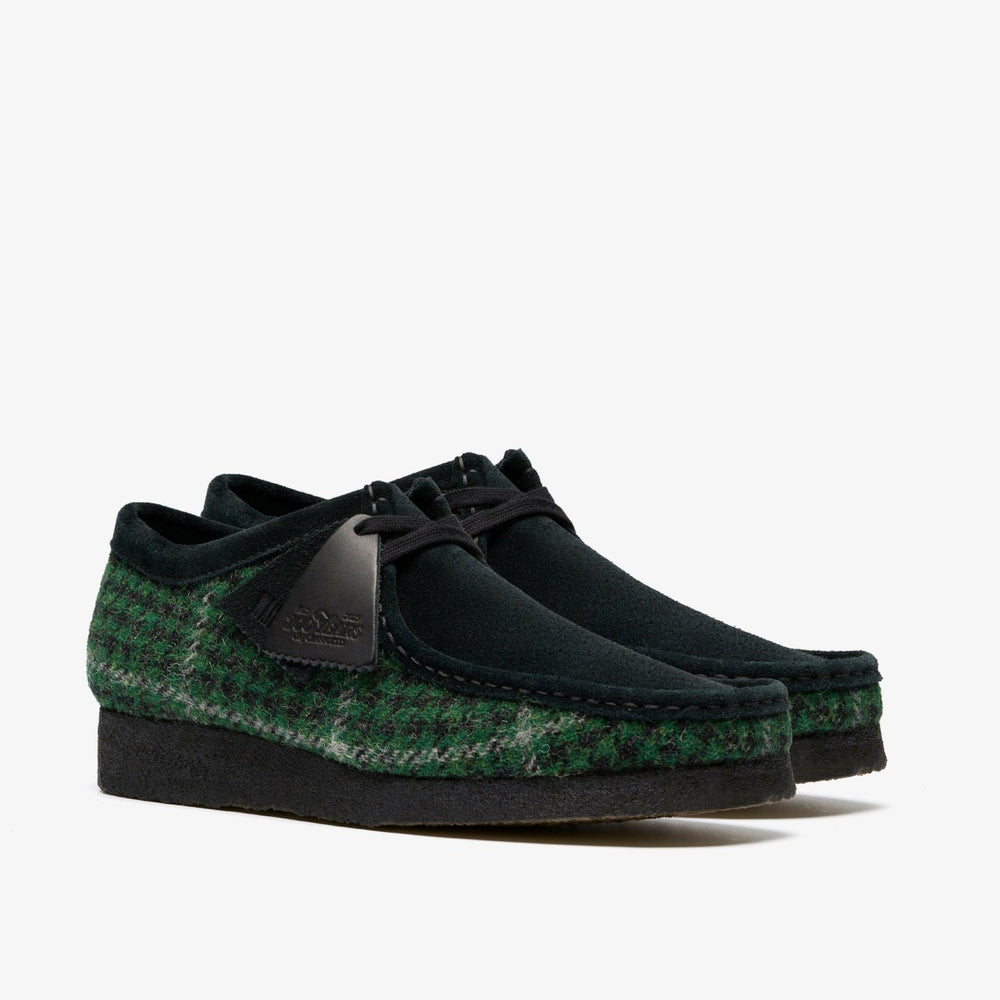 Wallabee Green Tweed Combination