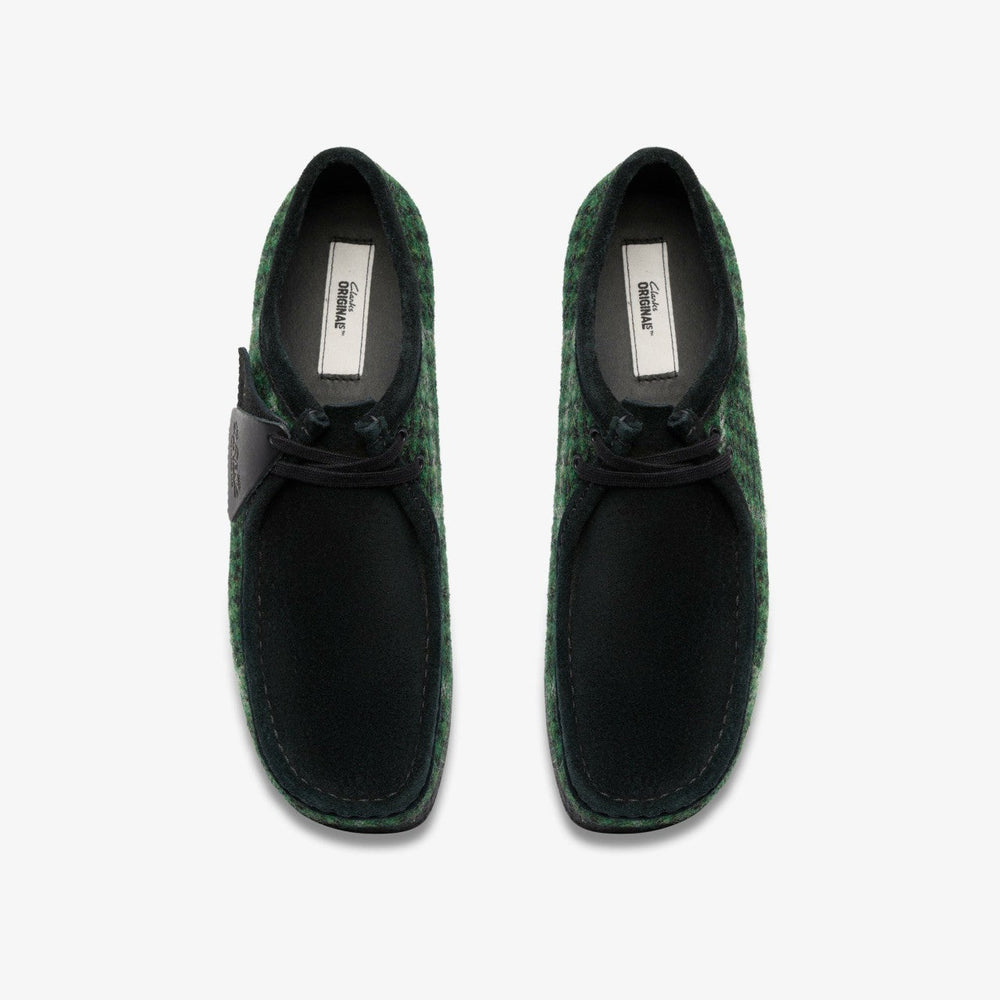 Wallabee Green Tweed Combination