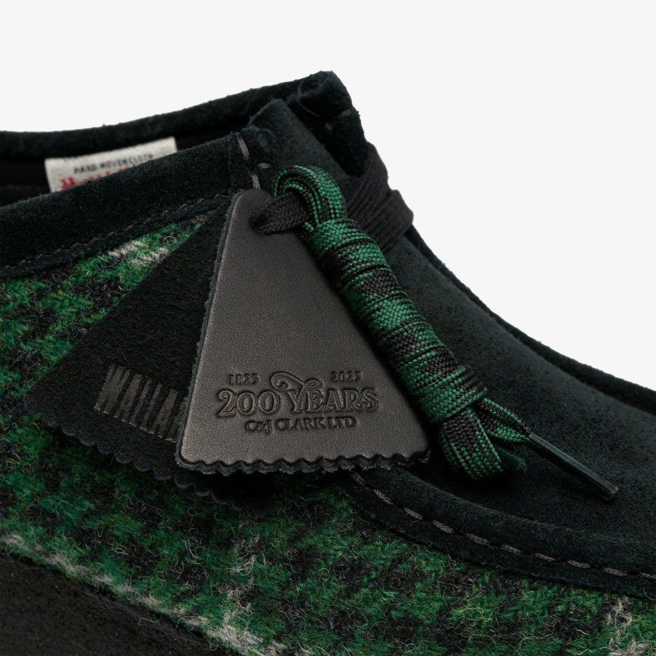 Wallabee Green Tweed Combination