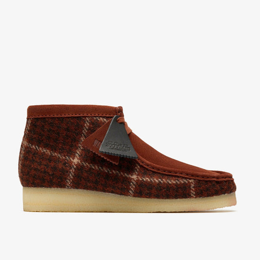 Wallabee Boot Rust Tweed Combination