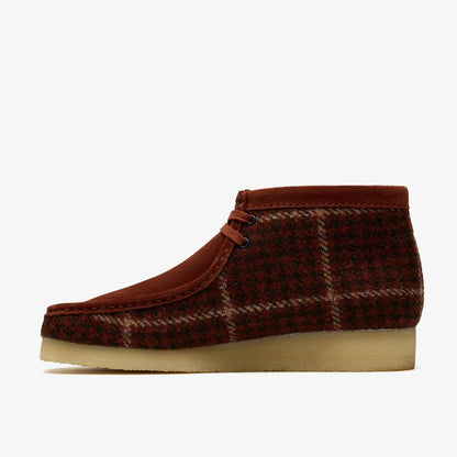 Wallabee Boot Rust Tweed Combination