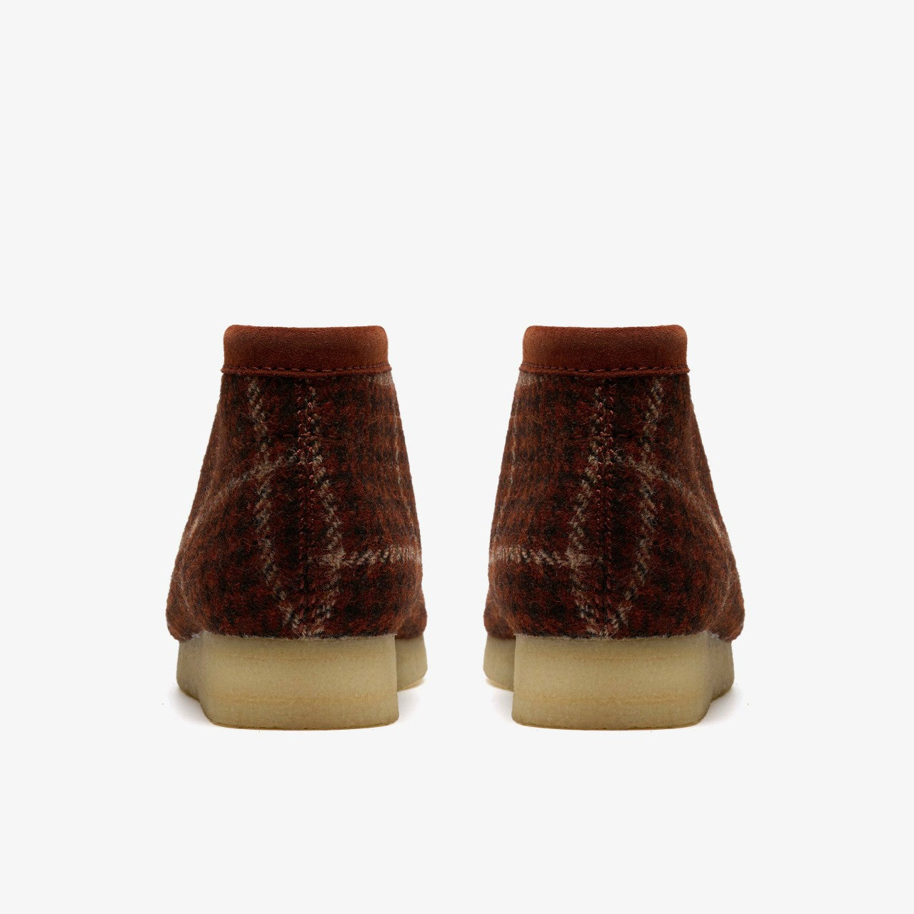 Wallabee Boot Rust Tweed Combination