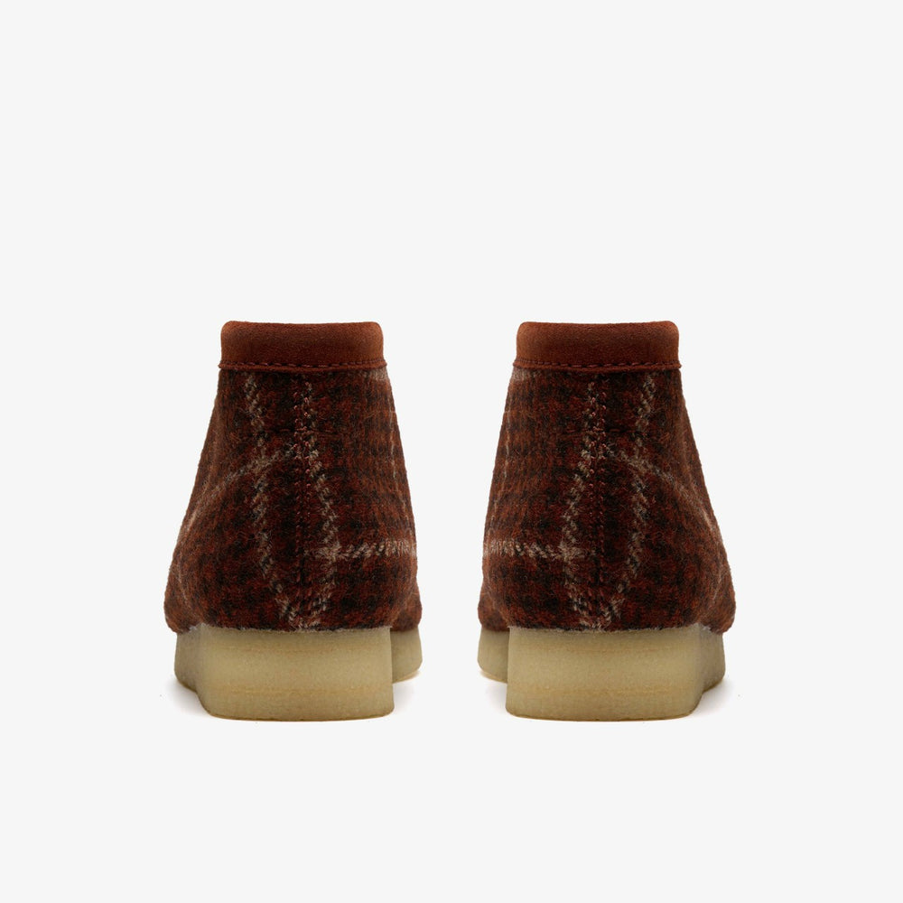 Wallabee Boot Rust Tweed Combination