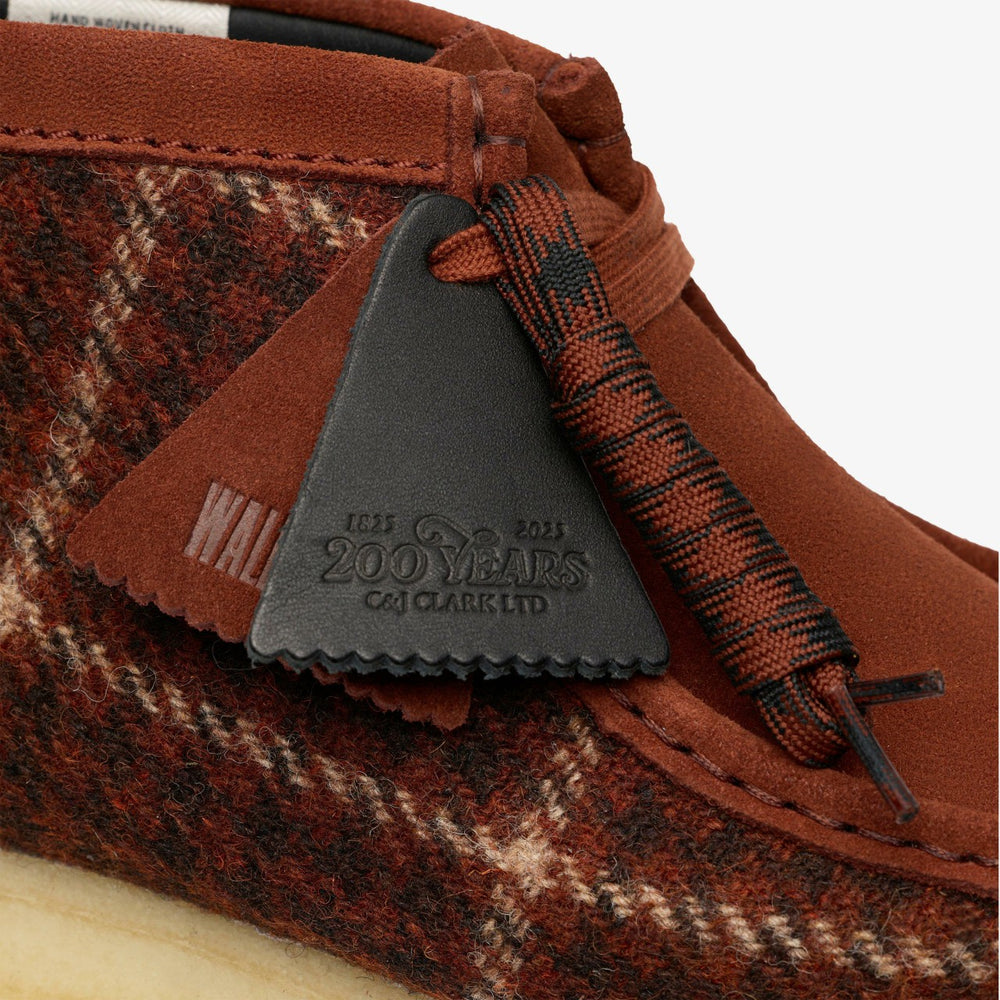 Wallabee Boot Rust Tweed Combination