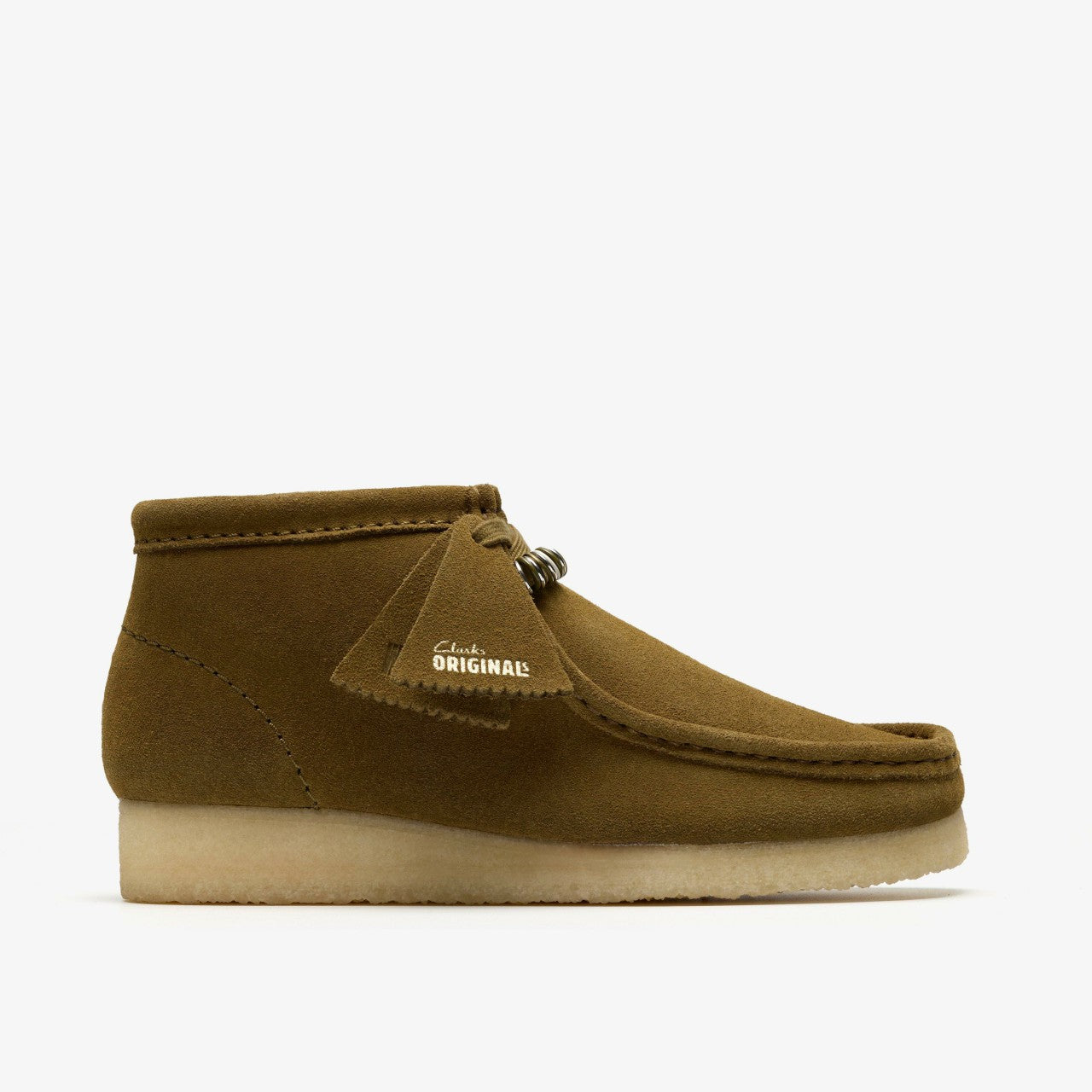 Wallabee Boot Green Suede