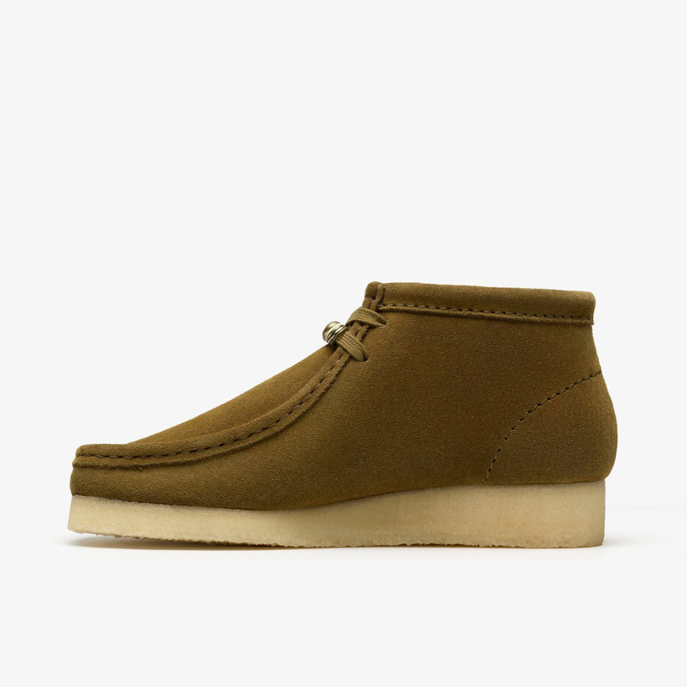 Wallabee Boot Green Suede