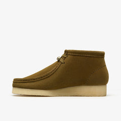 Wallabee Boot Green Suede