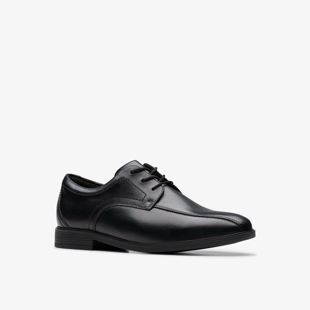 Jonwin Loop Youth Black Leather