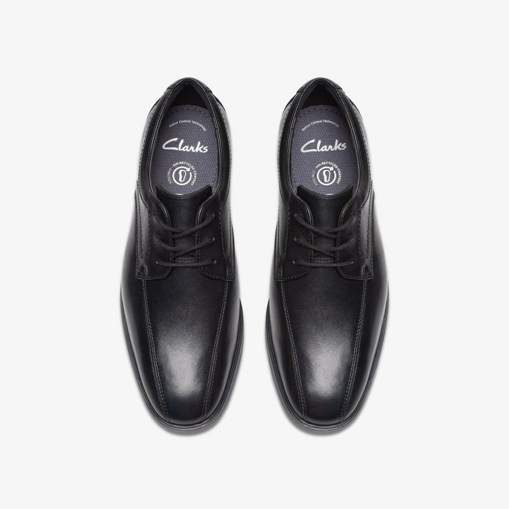 Jonwin Loop Youth Black Leather