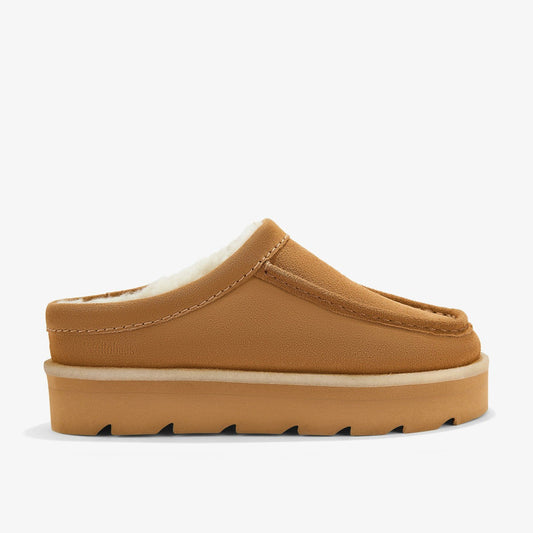 Meare Mule Caramel Warmlined