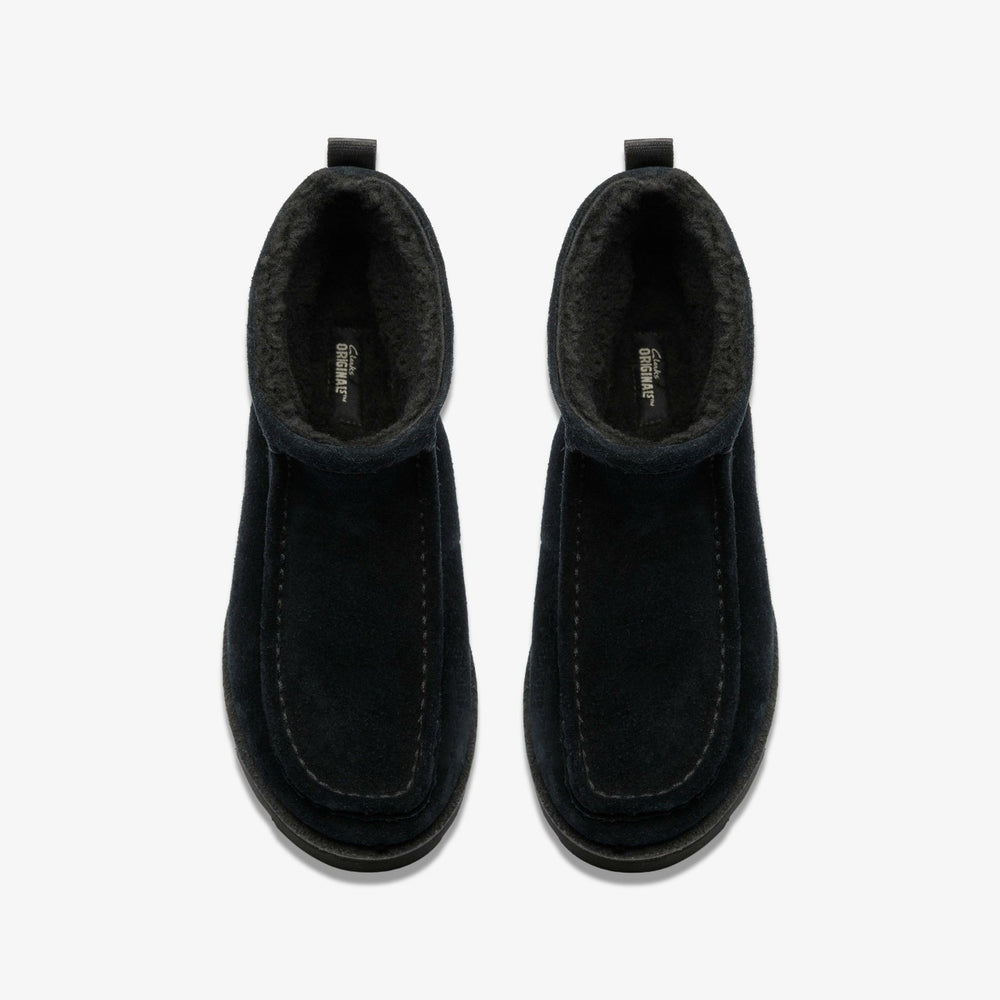 Meare Rooey Black Suede Warmlined