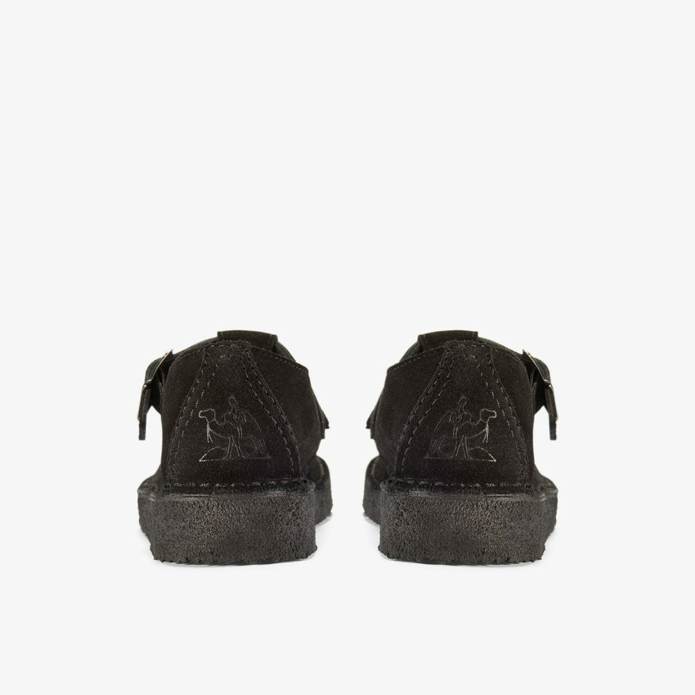 Nomad T Bar Black Suede