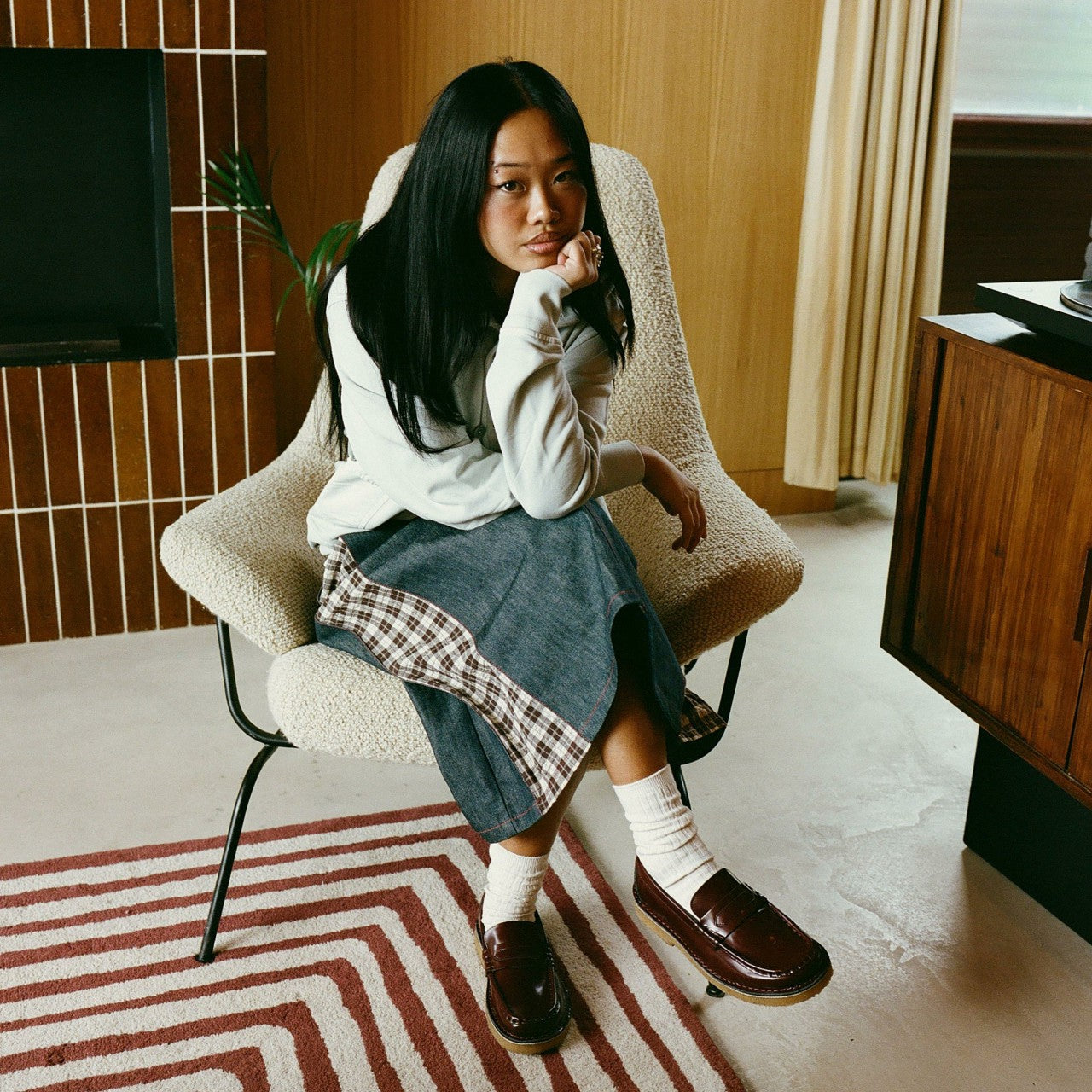 Nomad Loafer Wine Patent