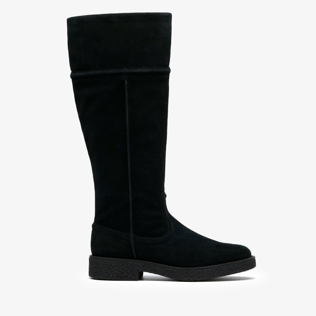 Nella Hi Black Suede